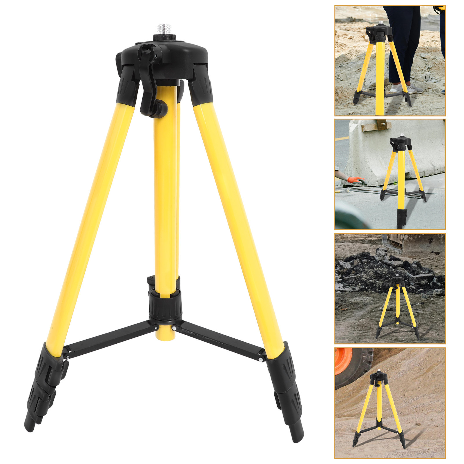 Spirit Level - 1Pcs Steel Spirit Level Tripod Yellow