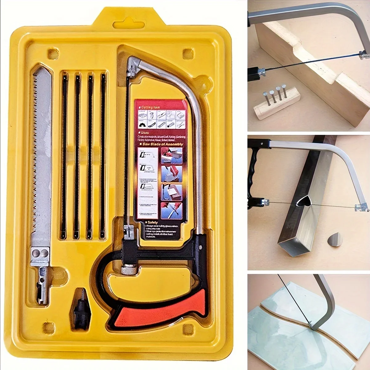 Hacksaw - Hacksaw Set, 12 inch Steel Saw