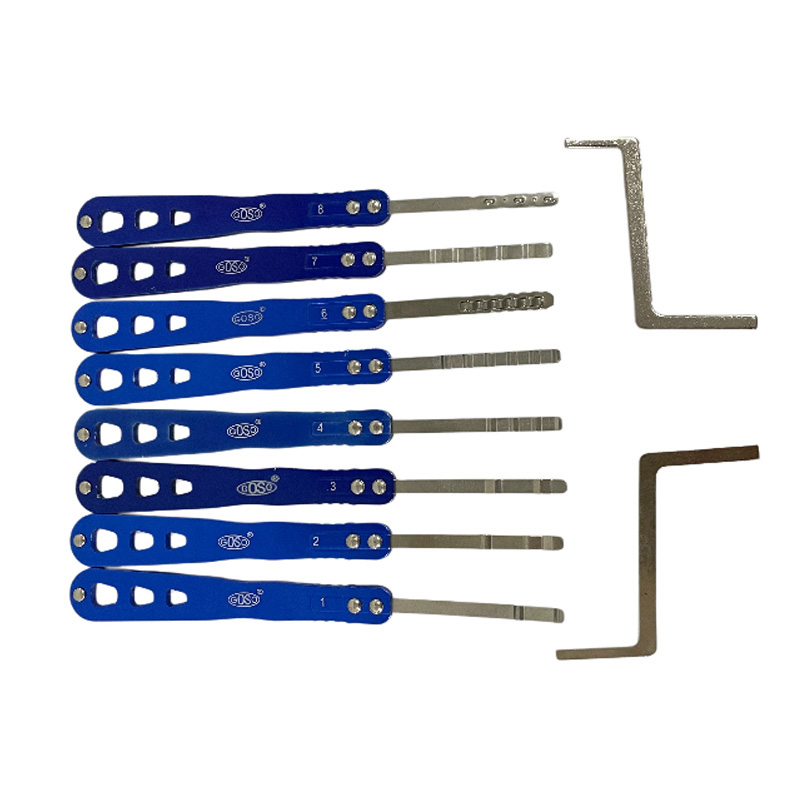 Wrench Set - Goso 8 Pieces External Dimple Key