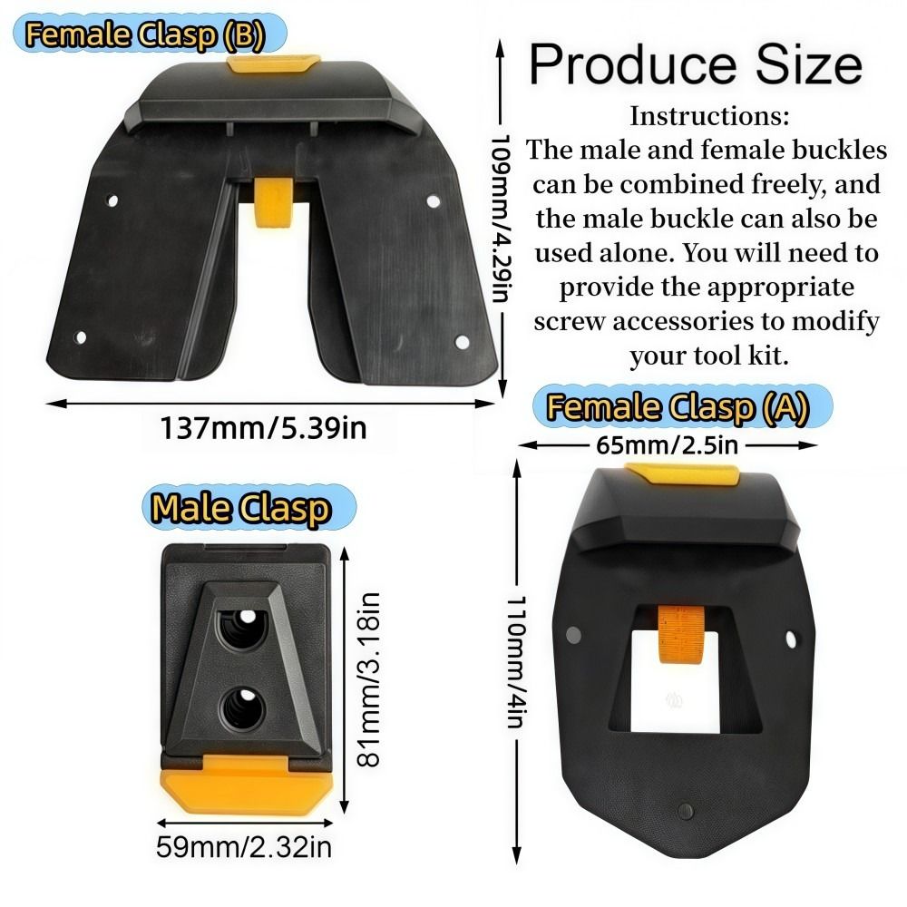 High Quality Sturdy ABS Waist  - Tool Bag recension och pris